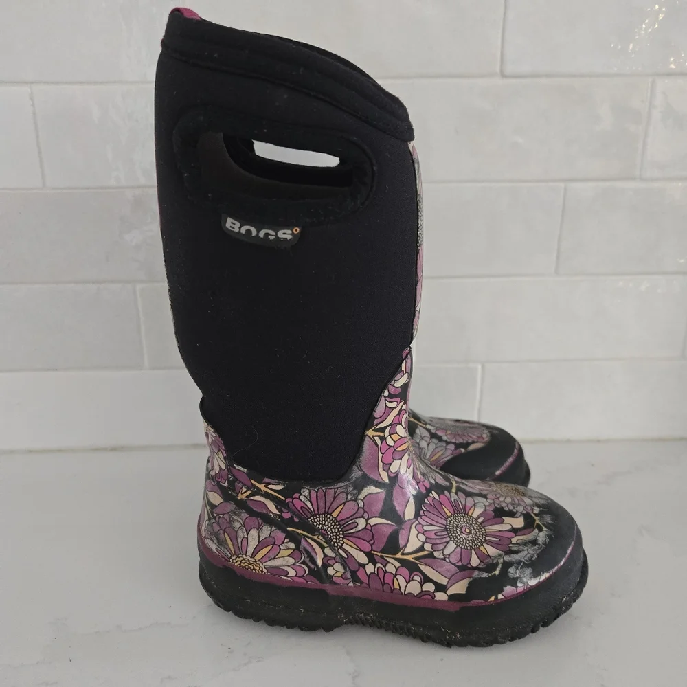 Bogs Classic High Grasp Handle Waterproof Insulated Snow Boots Mumsie Size 10 - Picture 1 of 8